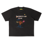 INCANDESCENT LAWN TEE CHARCOAL
