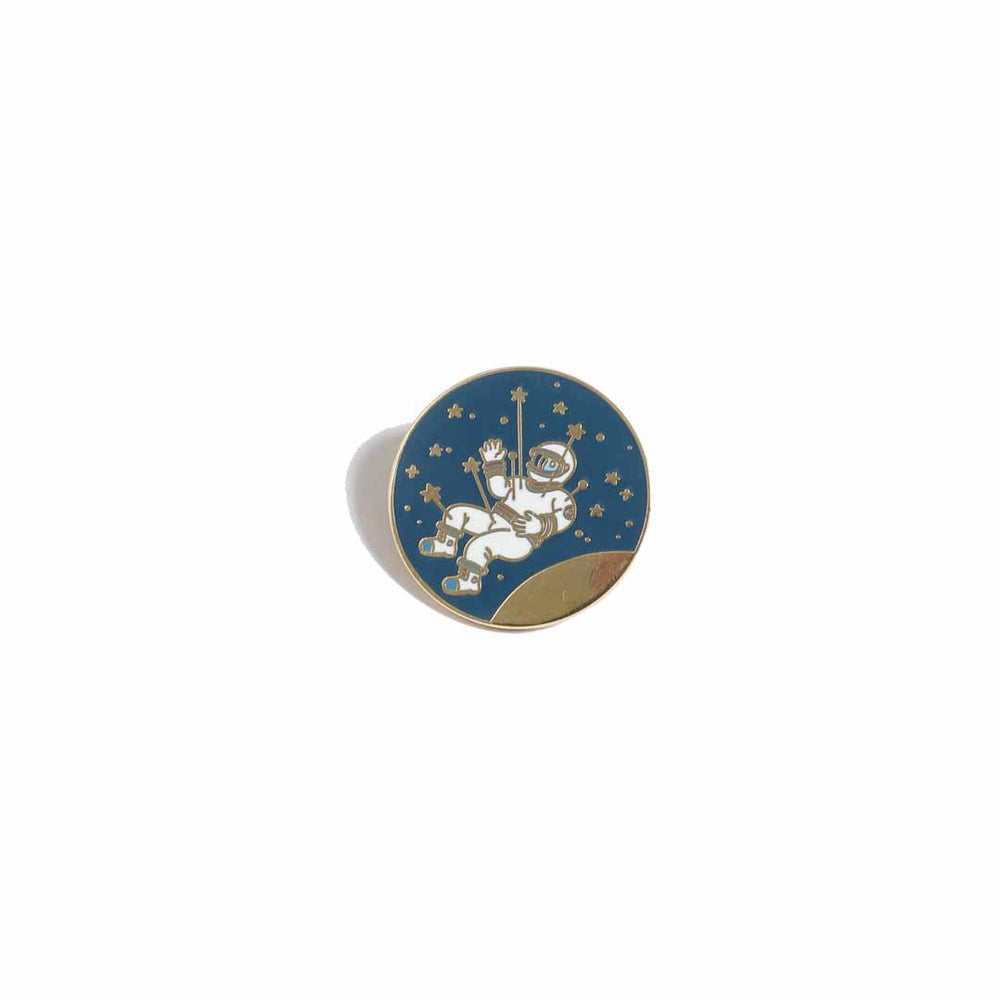 Cosmic Vodoo Pin Blue And Gold