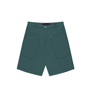 DOUBLE KNEE LAP SHORTS TOSCA GREEN