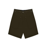 DOUBLE KNEE LAP SHORTS OLIVE BROWN