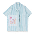 Jade Ming Embroidery Blue