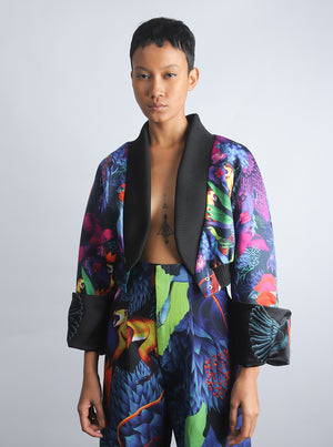 Primal Crop Jacket Multi color