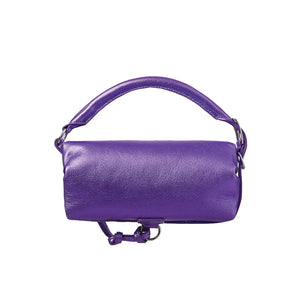 METALLIC PILLOW HANDLE MINI PURPLE