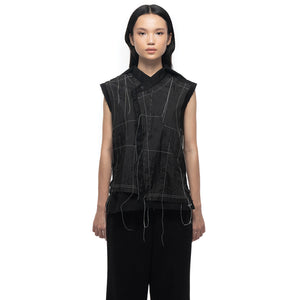 WHIM Vest Pattern Black