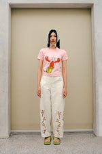 Houbi Lobster Baby Tee Pink