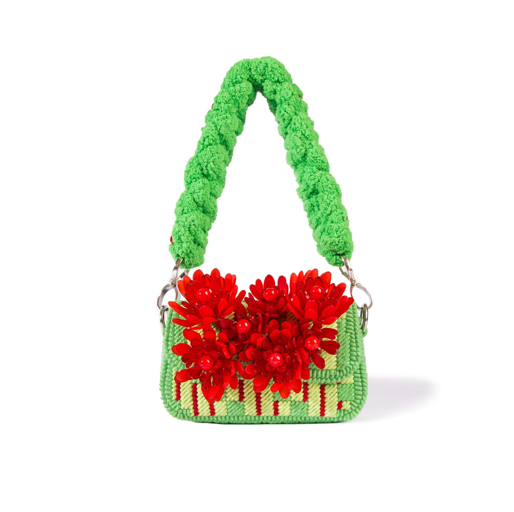 SILK BAG RED GREEN