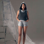 COZY HOT PANTS GREY