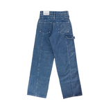 Double Knee Wash Denim Blue