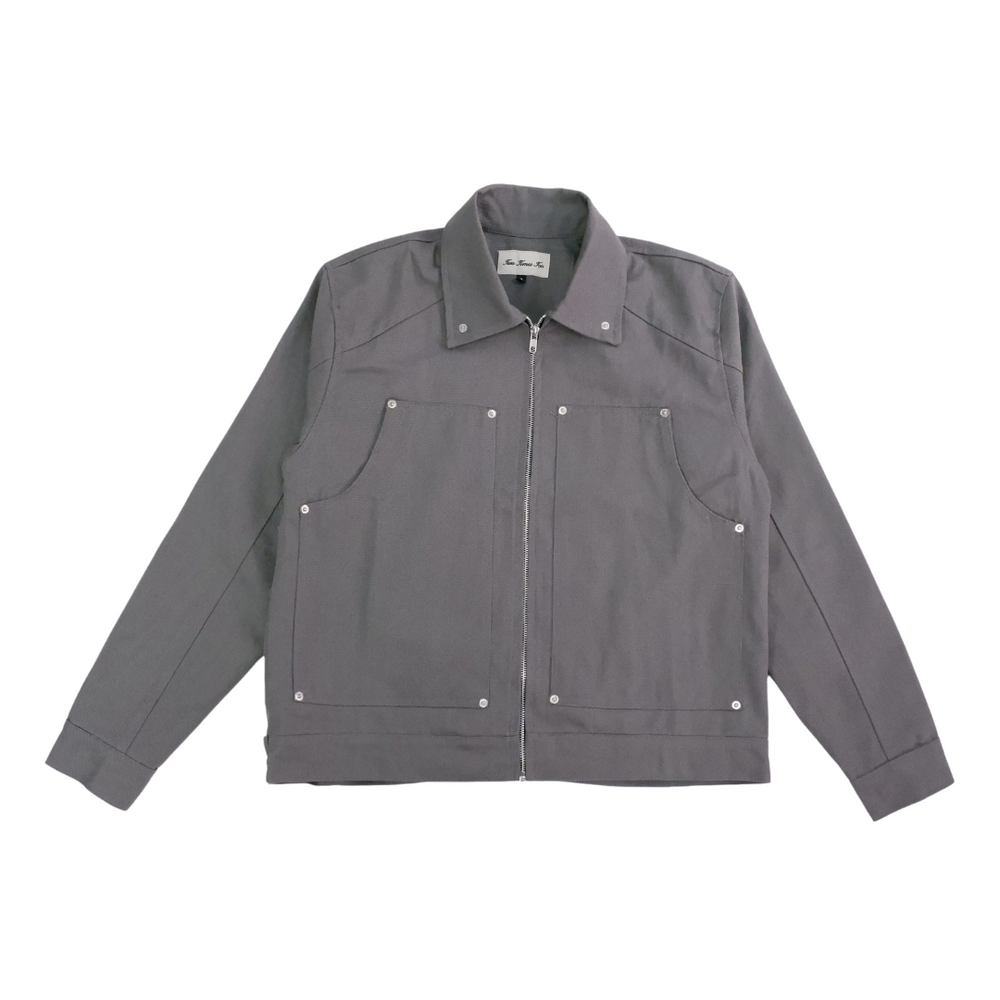 Double Knee Work Jacket Grey