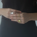 PLATE RING GOLD