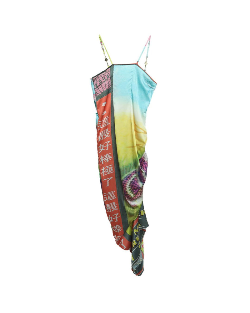 Boa Maxi Dress Multicolor