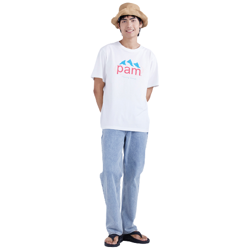 MOUNTAIN WATER SS TEE WHITE