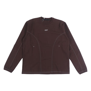 Tunnel Lining longsleeve Dark brown