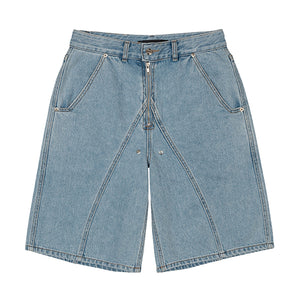 Tunnel lining short pants Denim - Blue