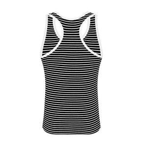 Stripe Logo Sleeveless - Black