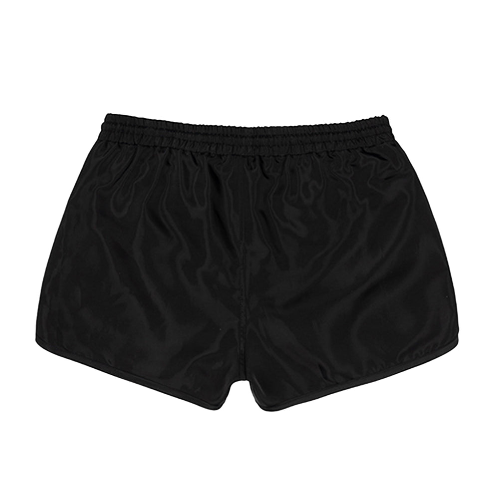 LOGO SWIM SHORTS - BLACK