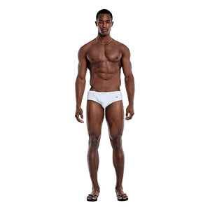 LOGO SWIM BRIEF - WHITE