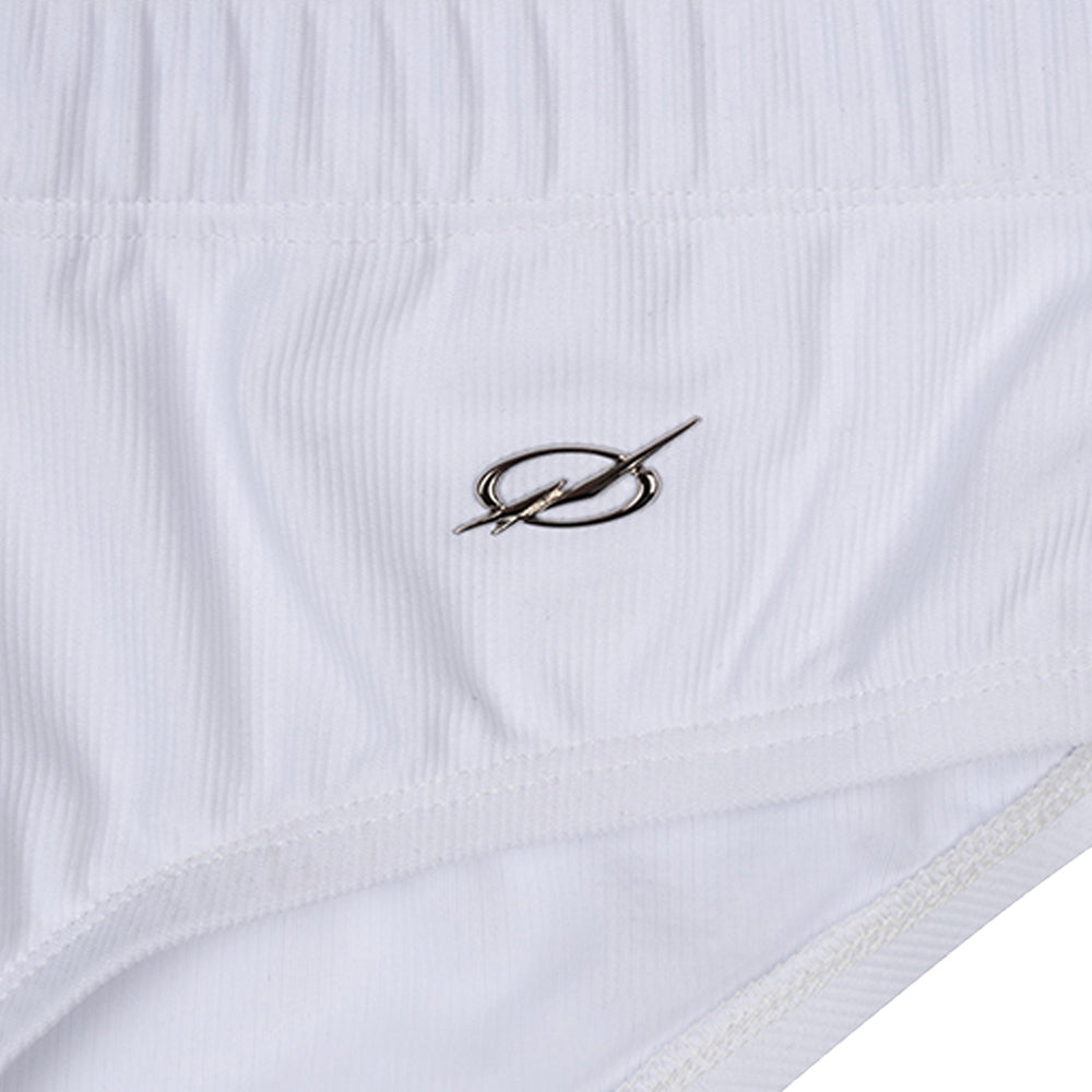 LOGO SWIM BRIEF - WHITE