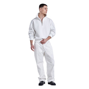 Lining Half zip-up - Ivory