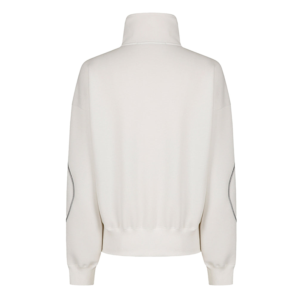 Lining Half zip-up - Ivory