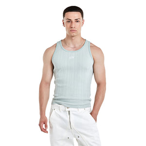 Irregular Logo embroidery Logo Sleeveless - Mint