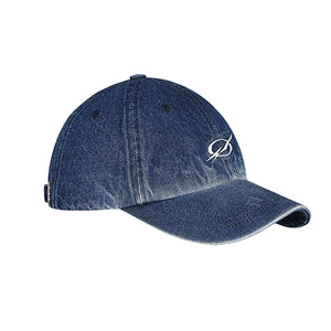 Denim Logo cap - Deep blue