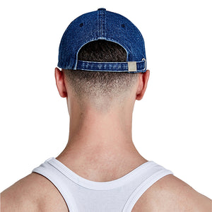 Denim Logo cap - Deep blue