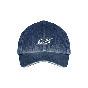 Denim Logo cap - Deep blue