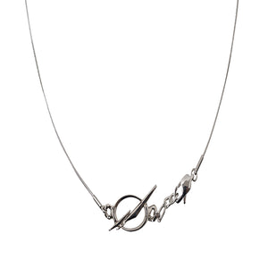Chain Logo Necklace (Thin)