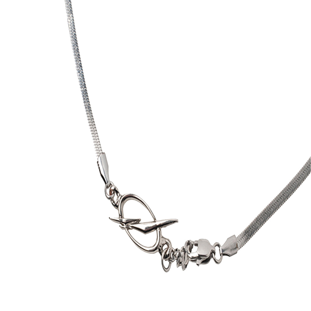 Chain Logo Necklace (Thin)