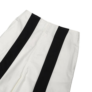 MAL PANTS 3 WHITE & BLACK