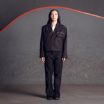 DOUBLE BREASTED SMART JACKET BLACK