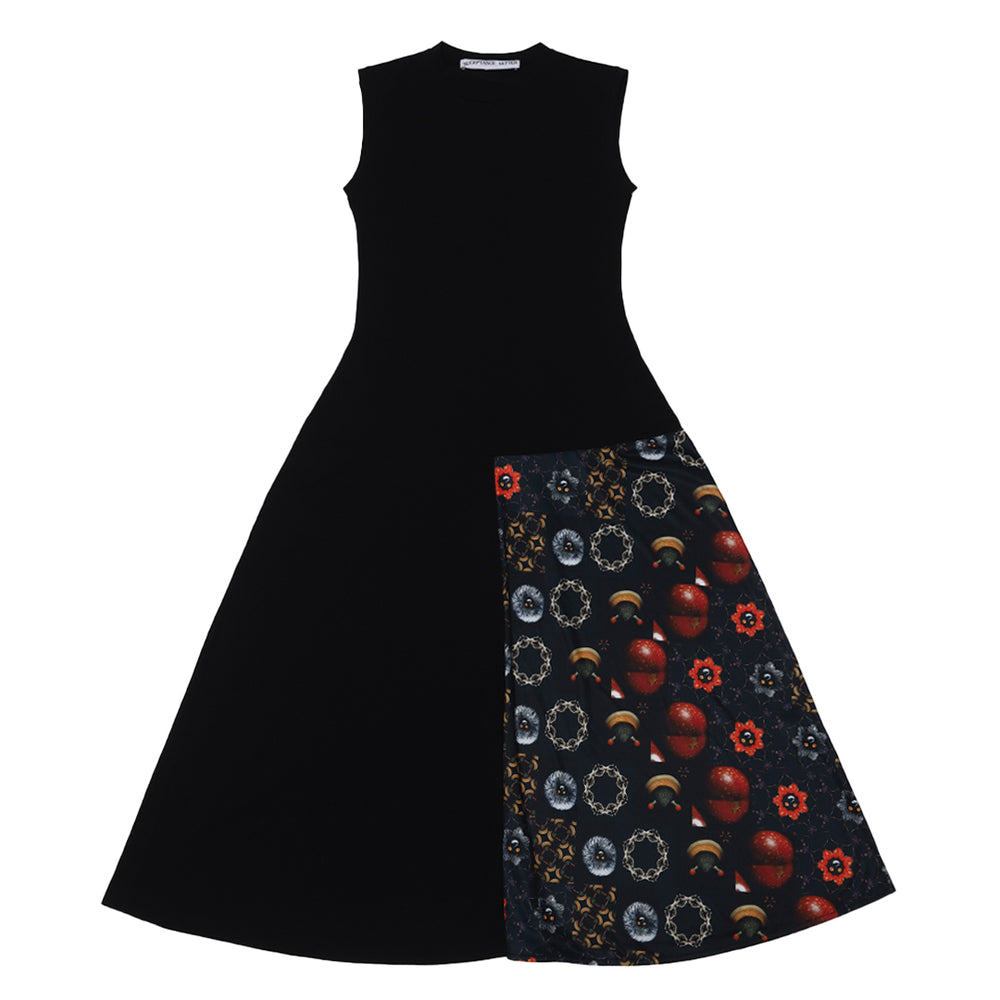 Spore Dress Black & Original Print