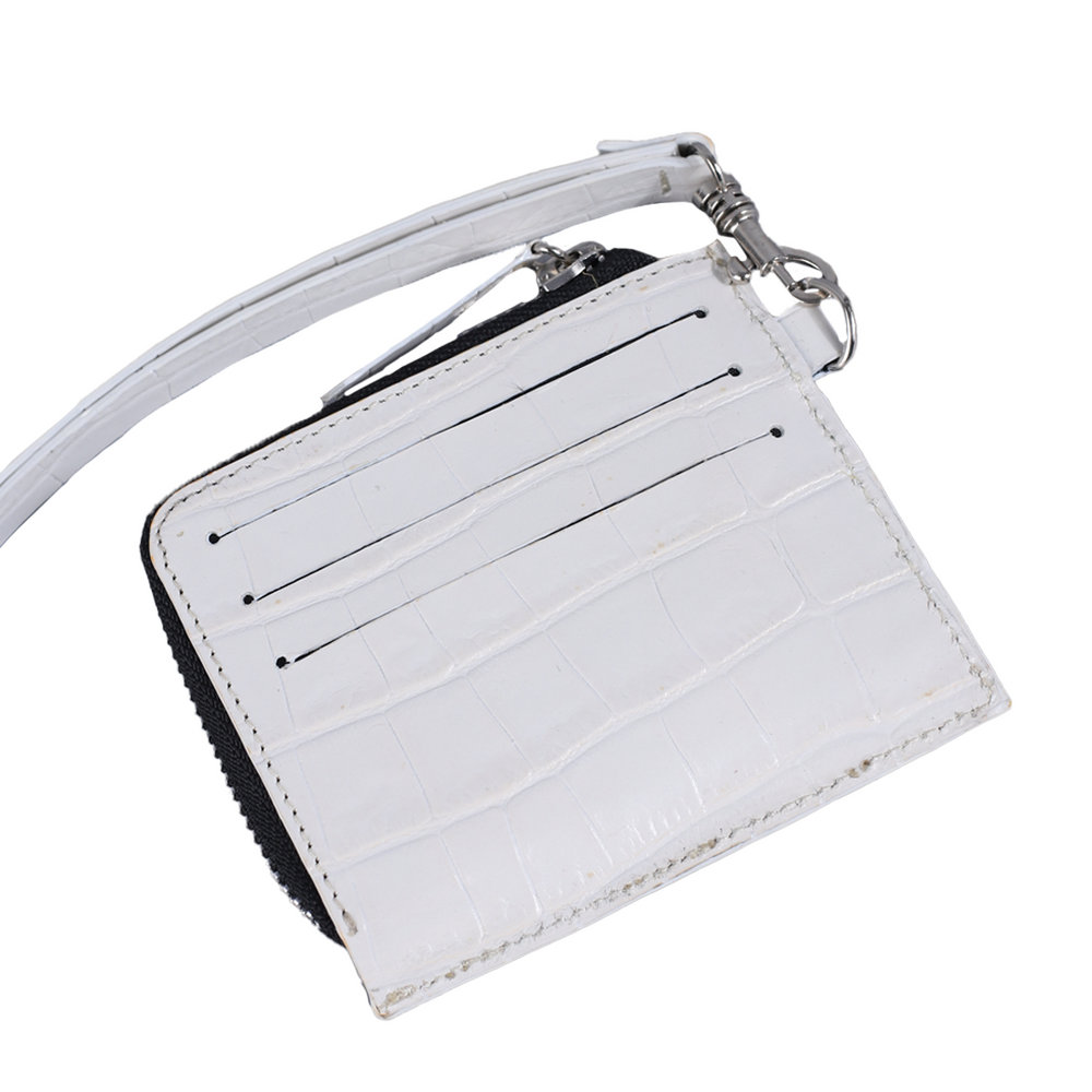 Gauss Lanyard Cardwallet Croc White