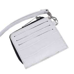 Gauss Lanyard Cardwallet Croc White