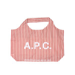 Horizontal Totebag Red Stripe
