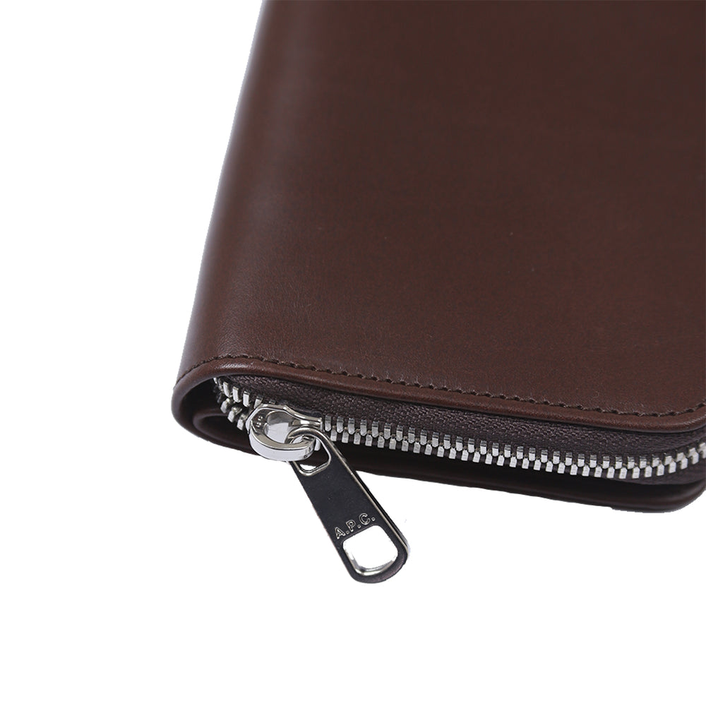 Wallet Compact Brown