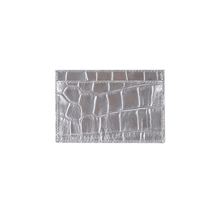 RECTA CARD HOLDER SILVER