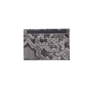 RECTA CARD HOLDER SNAKESKIN GREY