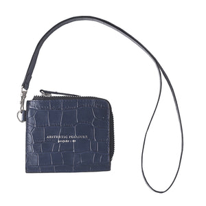 Gauss Lanyard Cardwallet Croc Navy