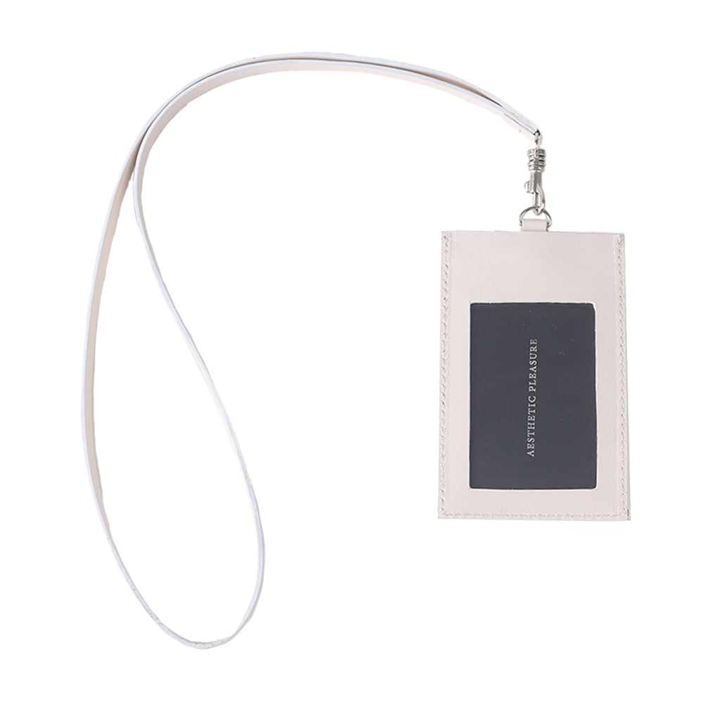 DENTE LANYARD CARD HOLDER WHITE