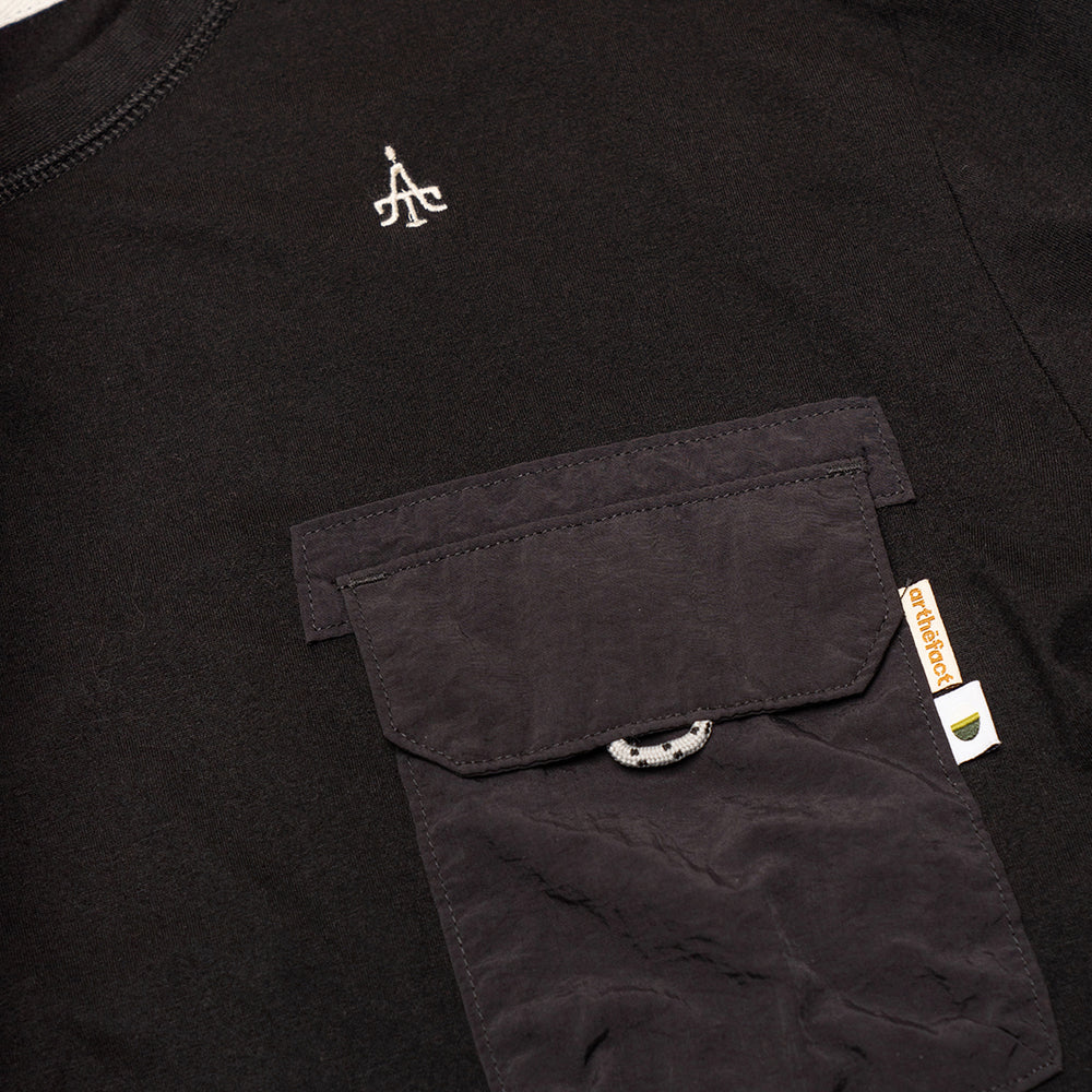 Kala Pocket Tee Jet Black