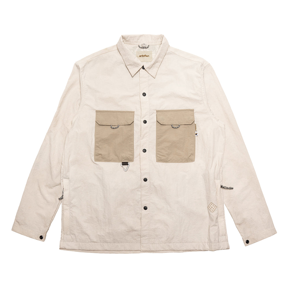 Aru Camp Shirt Packable Off White