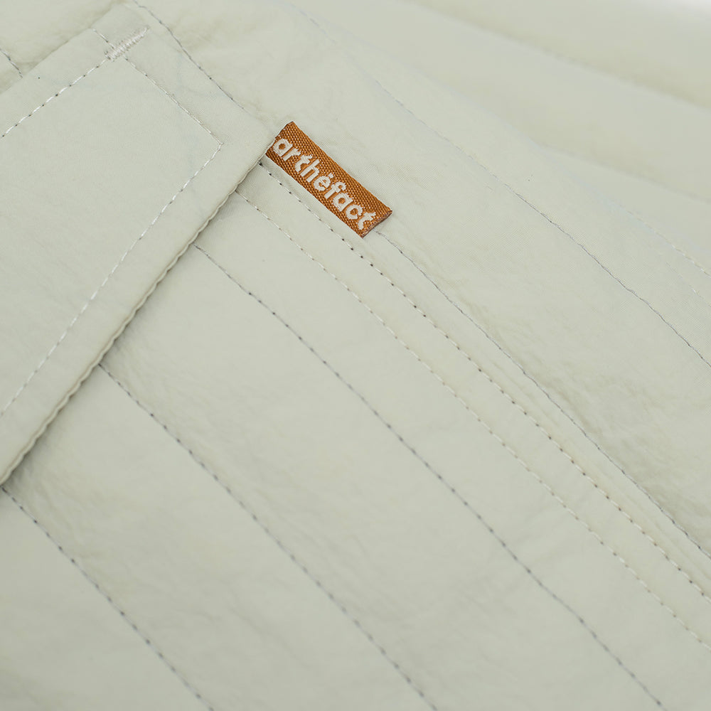 UMARI - Quilted Jacket (Reversible) Beige