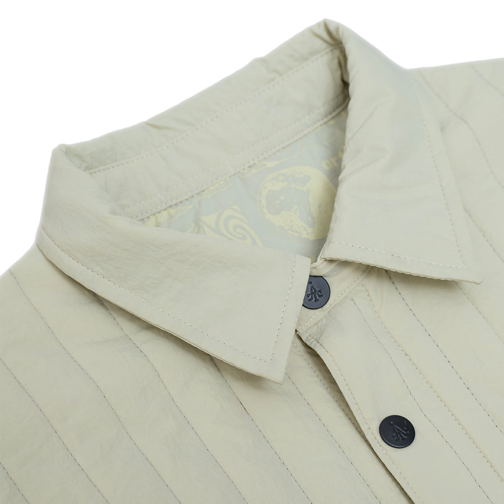 UMARI - Quilted Jacket (Reversible) Beige