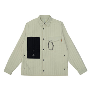 UMARI - Quilted Jacket (Reversible) Beige