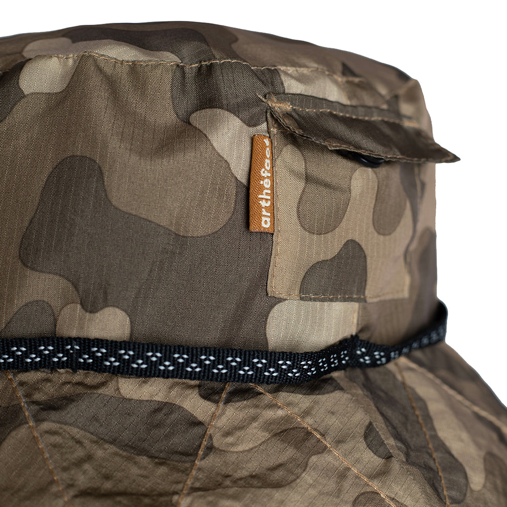 PRAYA - Bucket Hat Brown Camo