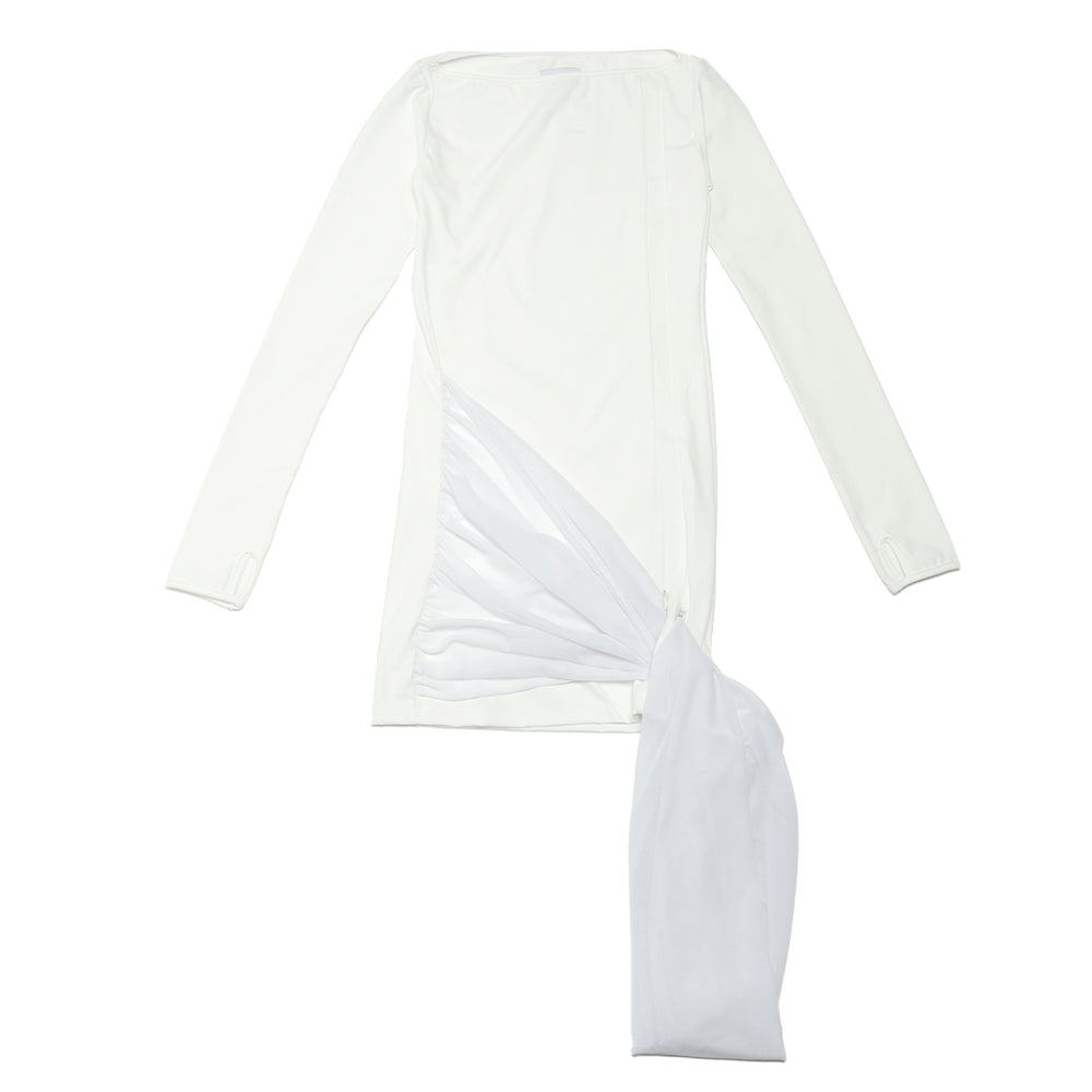 
            
                Load image into Gallery viewer, Draping One-piece White
            
        
