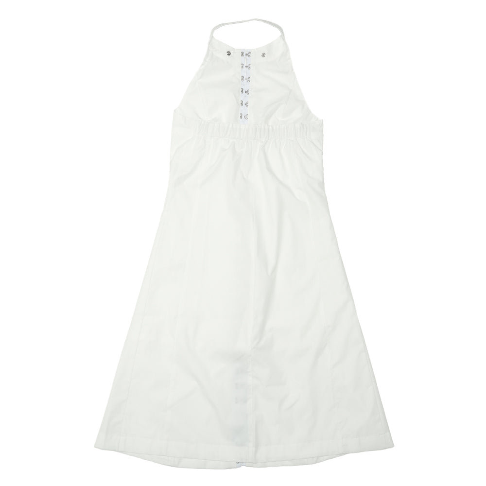 Sleevless Long One-piece White