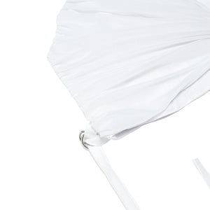 Chiffon Draping Corset White